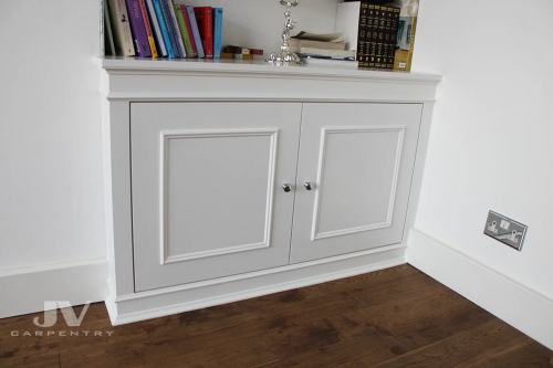 alcove fitted cupboard